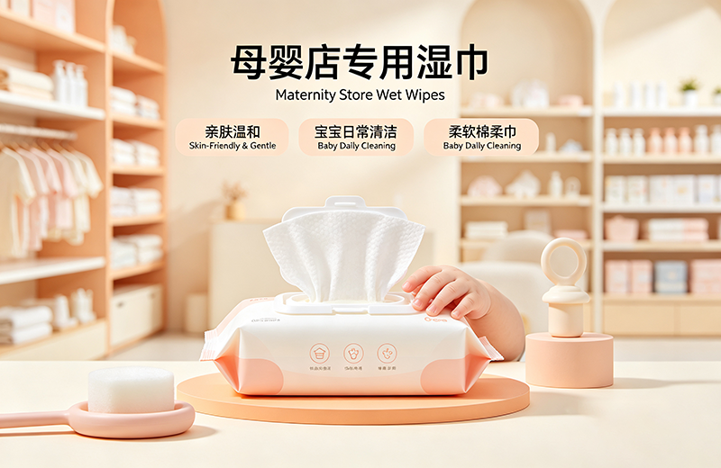 Special wet wipes for mother and baby stores | Skin friendly with zero additives